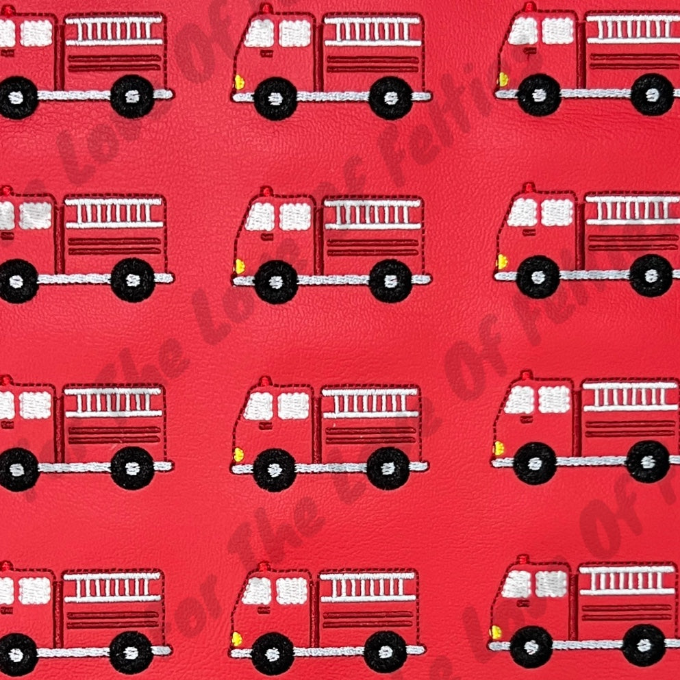 Fire Truck Feltie