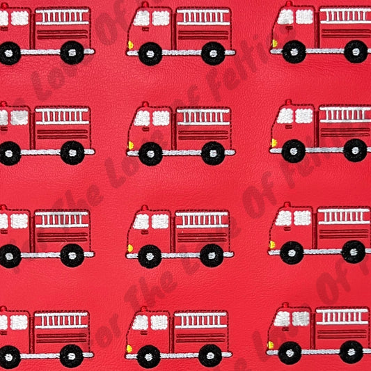 Fire Truck Feltie