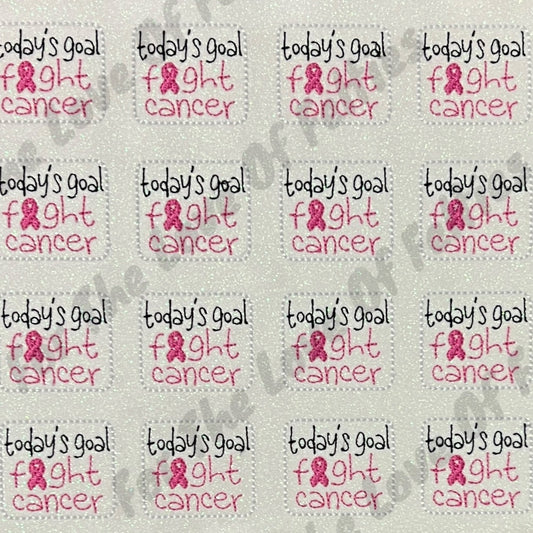 Today's Goal, Fight Cancer Pink Feltie