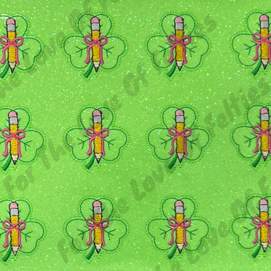 Pencil Clover Feltie