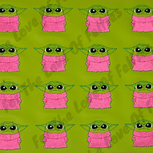 Limited Pink Yoda Feltie