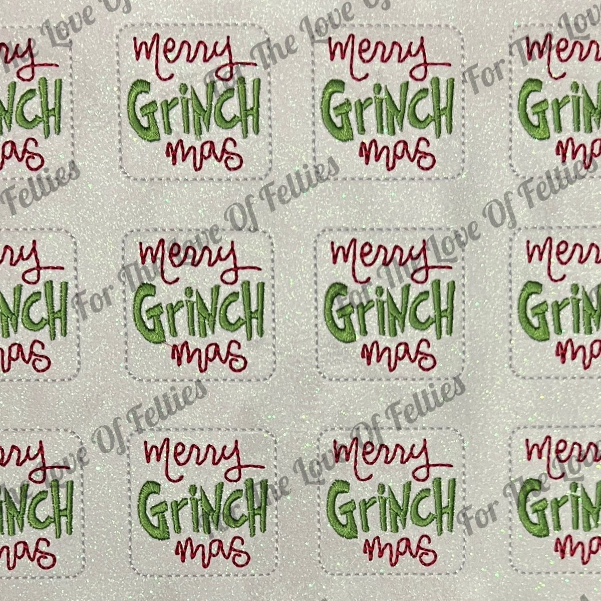 Merry Grinchmas Feltie