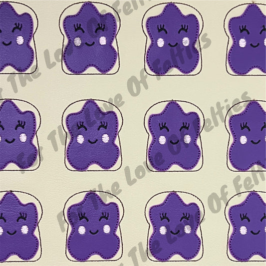 Grape Jelly Toast Feltie