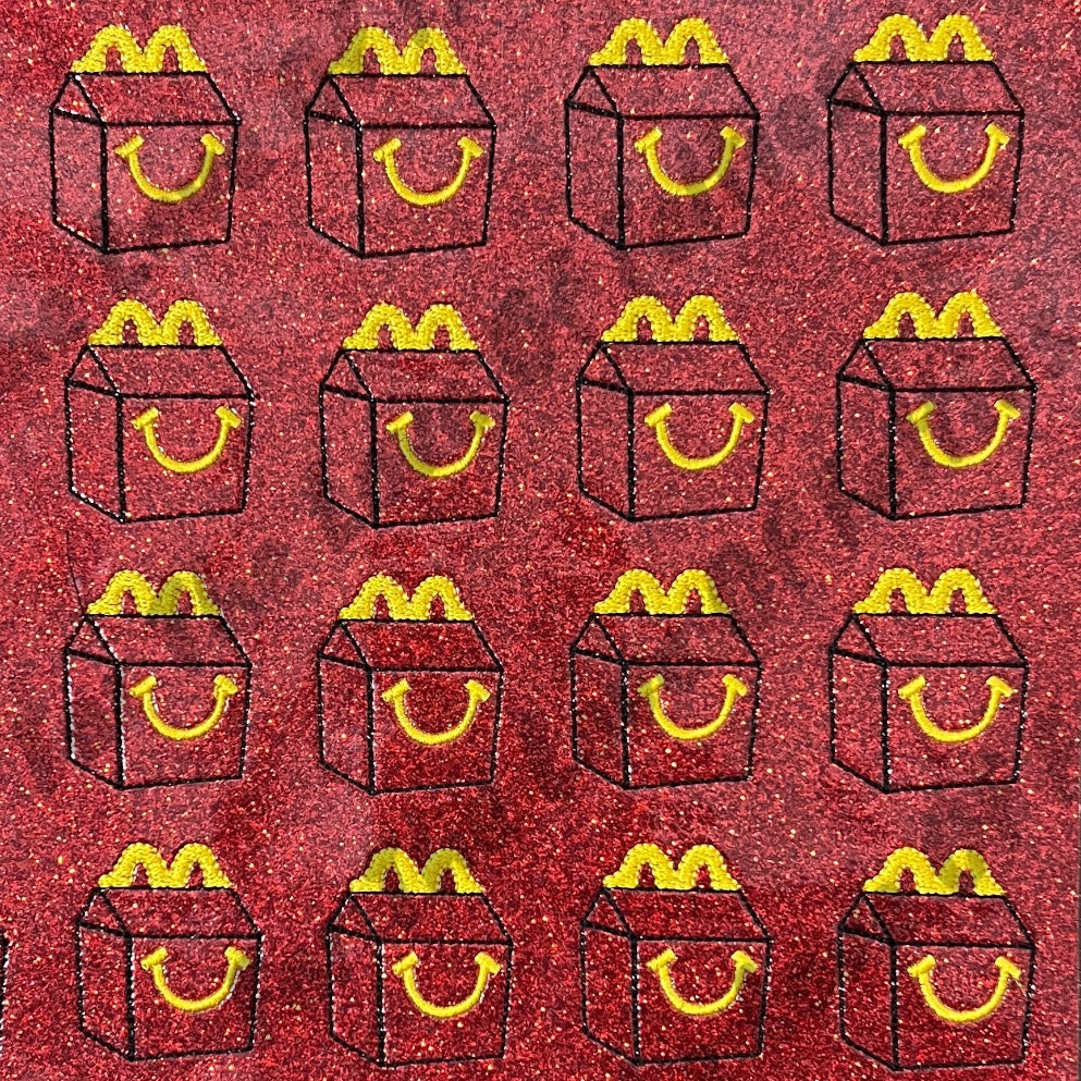 Glitter Happy Meal Feltie