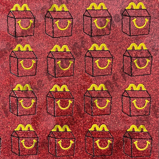 Glitter Happy Meal Feltie