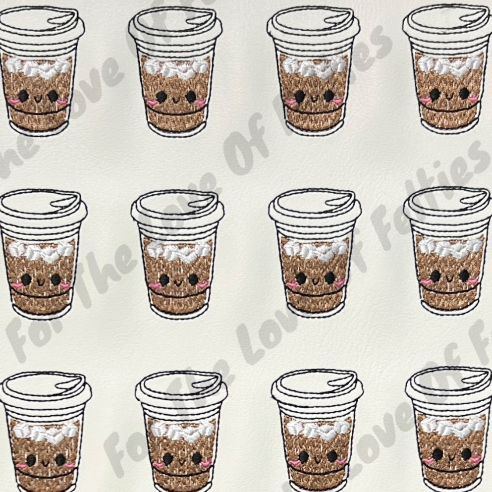 Kawaii Iced Coffee Feltie