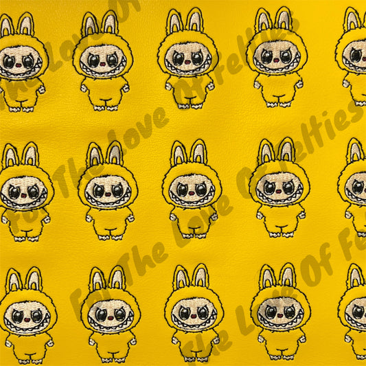 Yellow Labubu Feltie