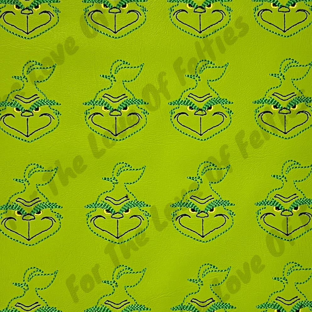 Grumpy Mean One Head Feltie