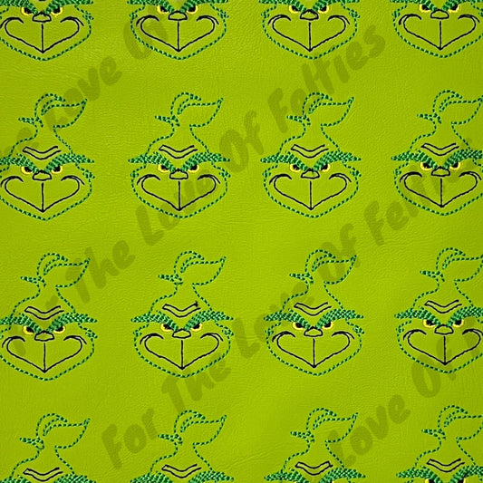 Grumpy Mean One Head Feltie