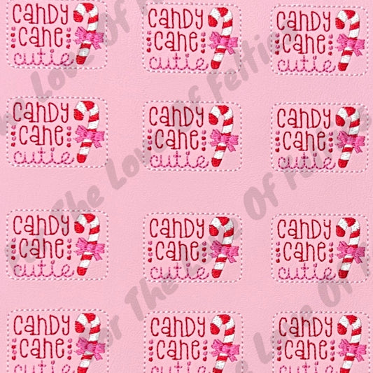 Pink Candy Cane Cutie Feltie