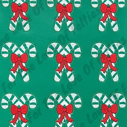 Green Candy Cane Feltie