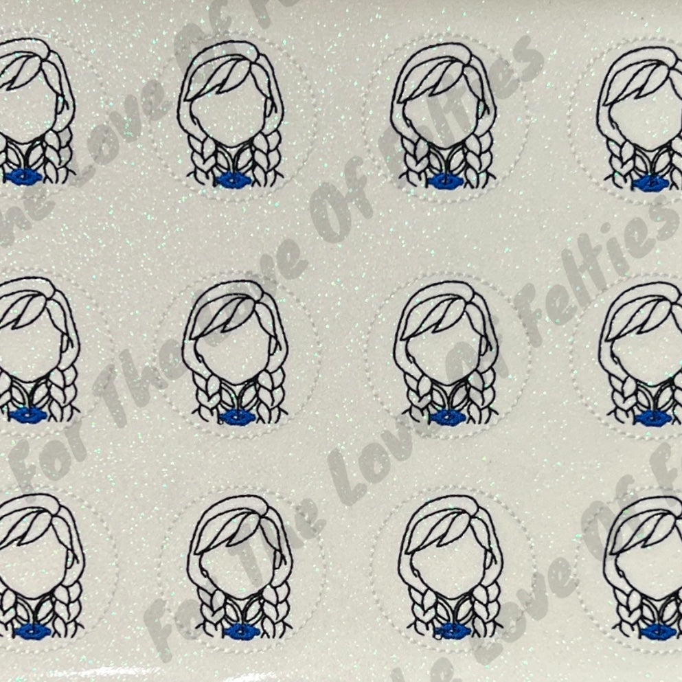 Cold Sister Sketch Feltie