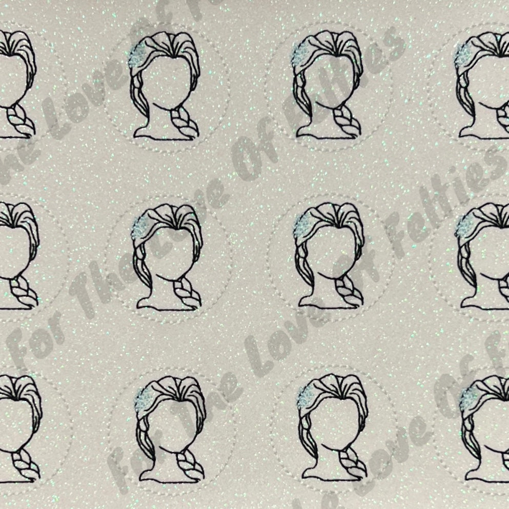 Cold Princess Sketch Feltie