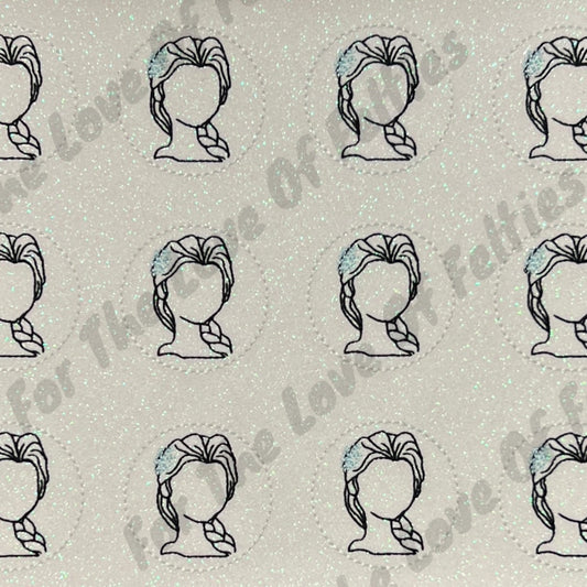 Cold Princess Sketch Feltie