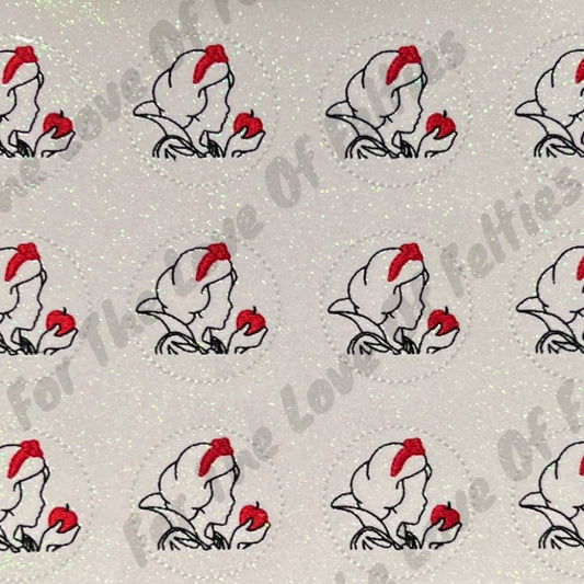 Snow White Sketch Feltie