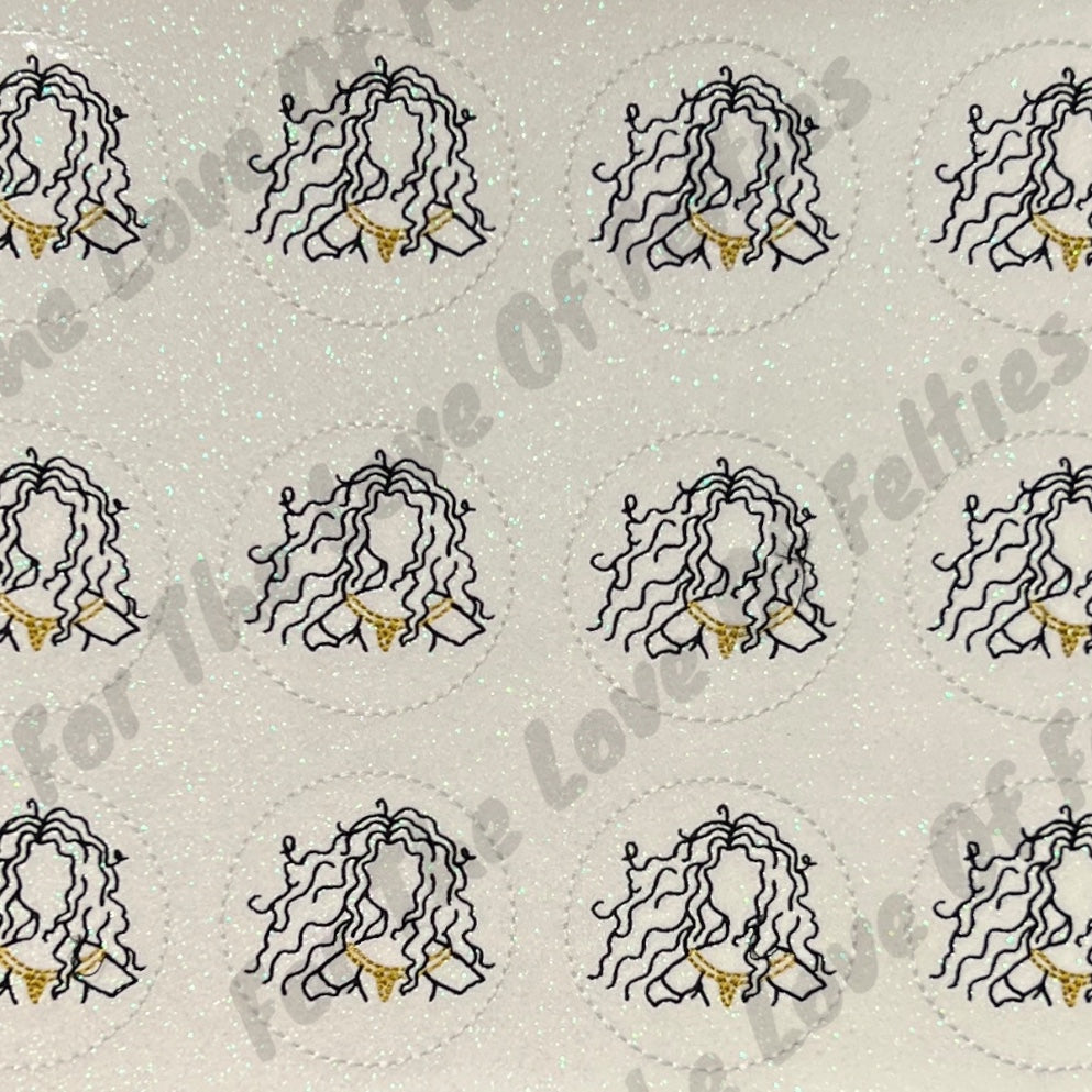 Irish Princess Sketch Feltie