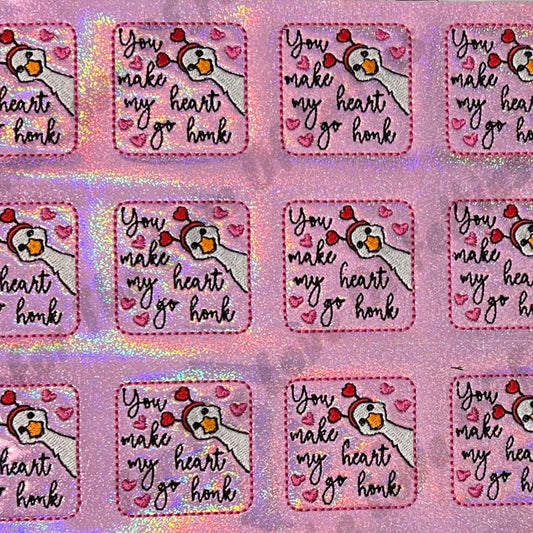 You Make My Heart Go Honk Feltie
