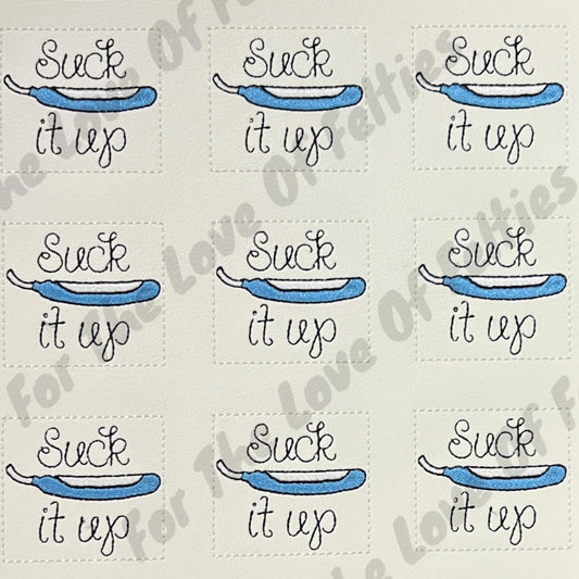 *Exclusive* Suck it Up Feltie