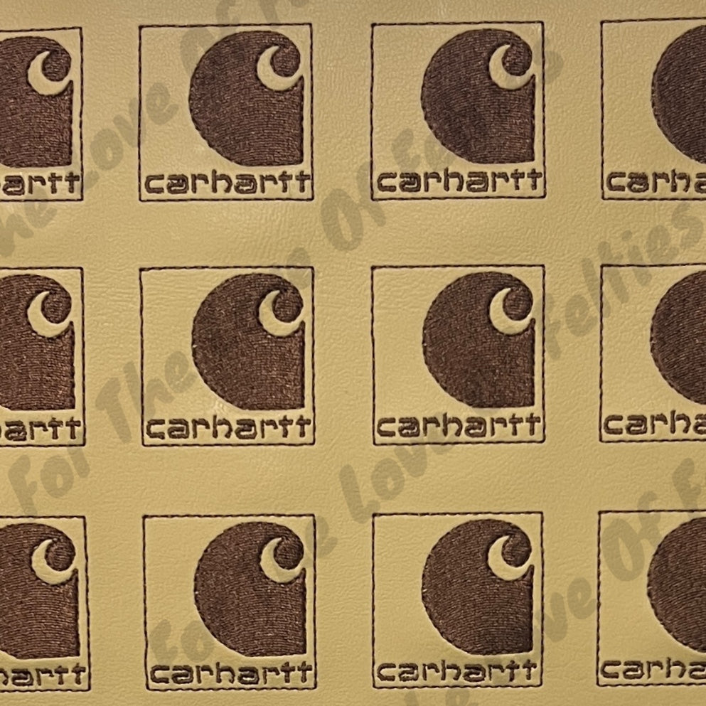 Tan Workwear Logo Feltie