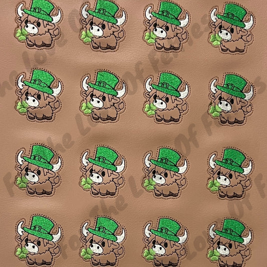 Lucky Highland Cow Feltie