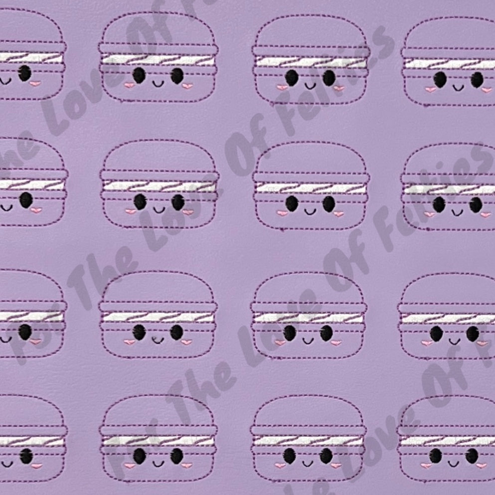 Purple Macaroon Feltie