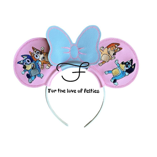 Blue Dog Mouse Ear Set