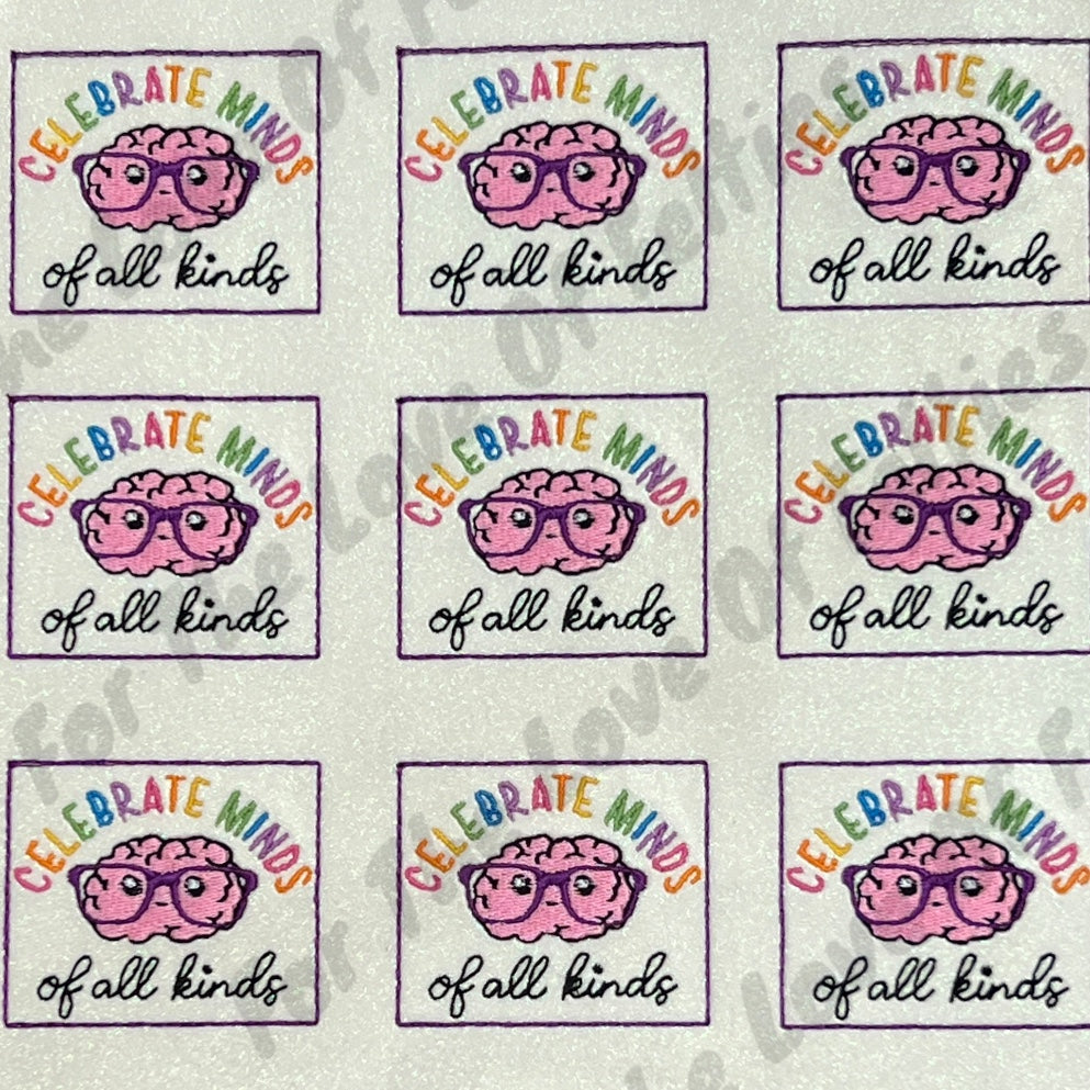 Exclusive Celebrate Minds Of All Kinds Feltie