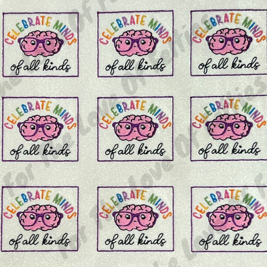 Exclusive Celebrate Minds Of All Kinds Feltie