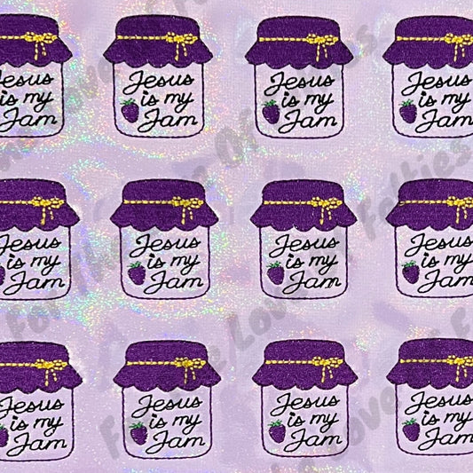 Purple Jesus Is My Jam Feltie