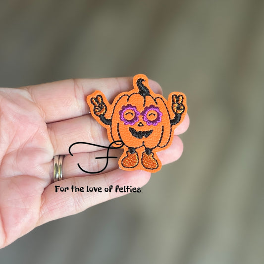 Groovy Pumpkin Feltie