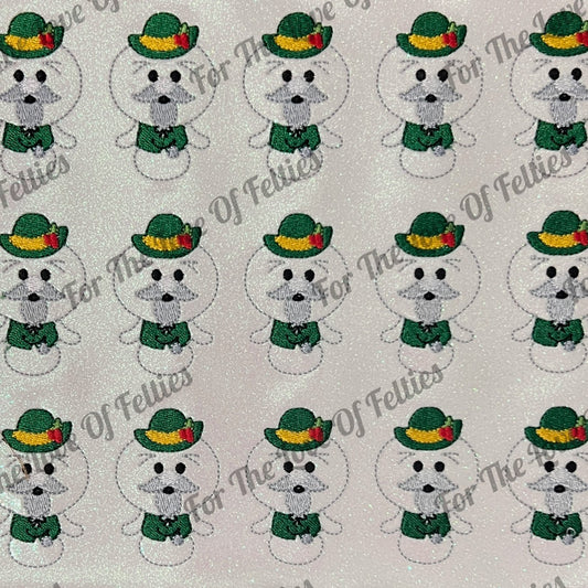 Glitter Misfit Snowman Feltie