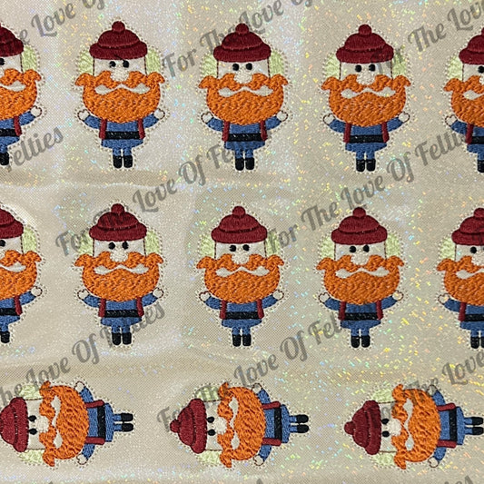 Glitter Misfit Lumberjack Feltie