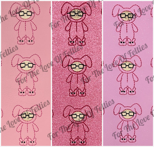 Ralphie Bunny Suit Feltie