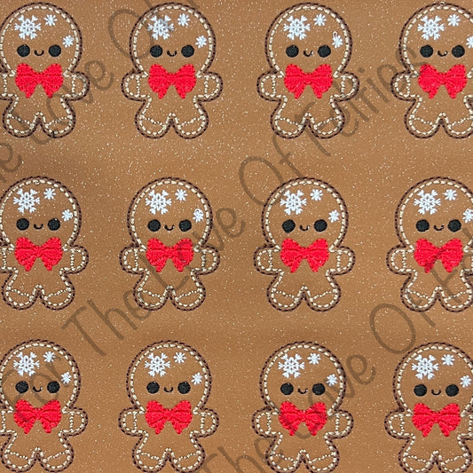 Snowflake Gingerbread Man Feltie