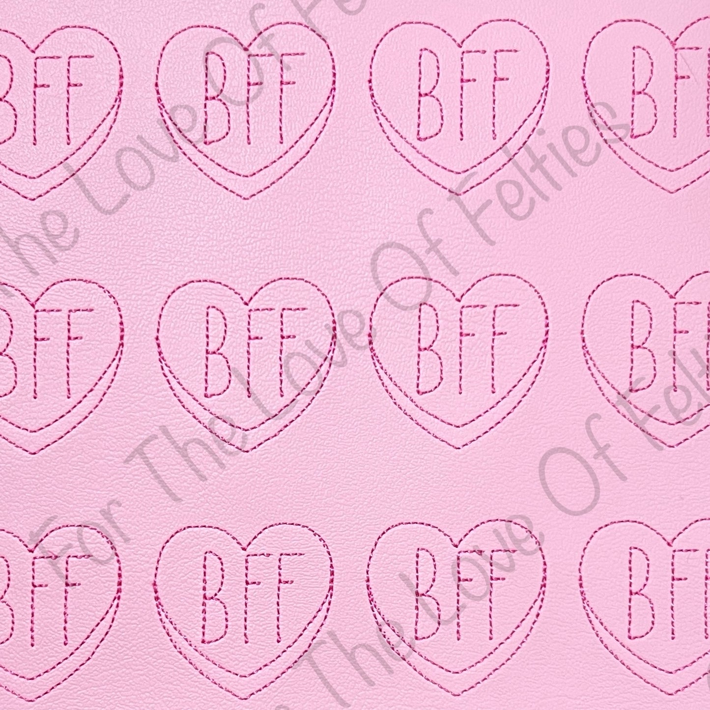 BFF Candy Heart Feltie