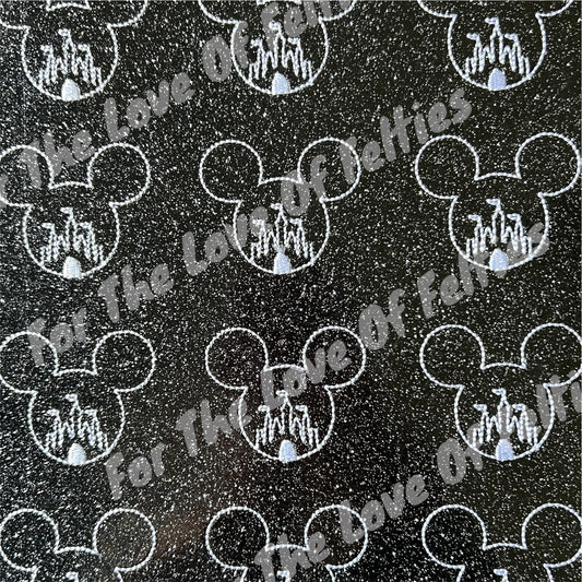 Black Castle Mouse Head Feltie