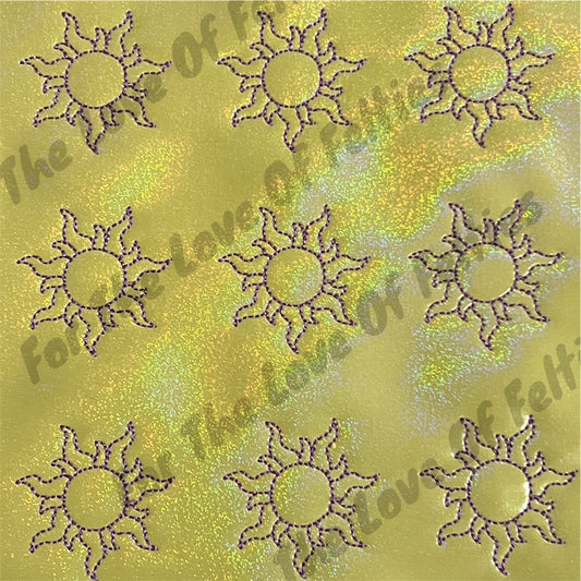 Tangled Sun Feltie