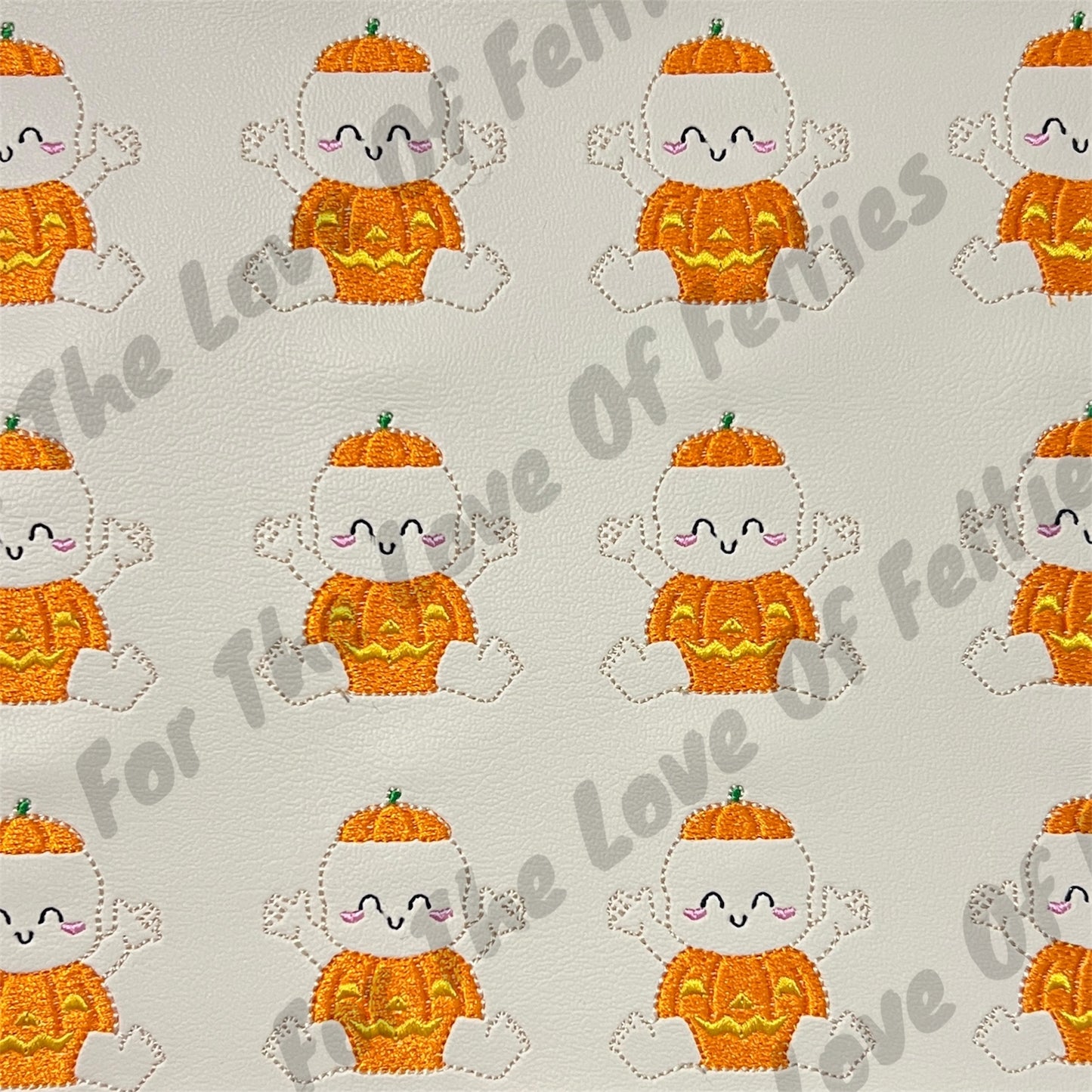 Light Skinned Pumpkin Baby Feltie