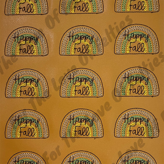 Happy Fall Rainbow Feltie