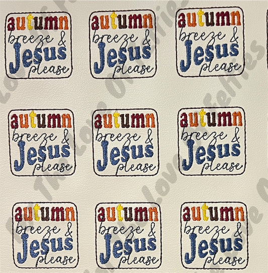Autumn Breeze and Jesus Please Feltie