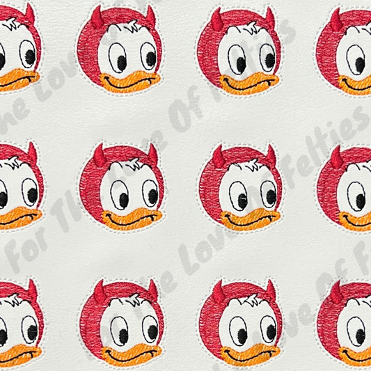 Devil Duck Feltie