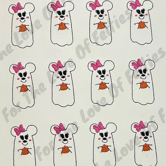 Mouse Ghost Feltie
