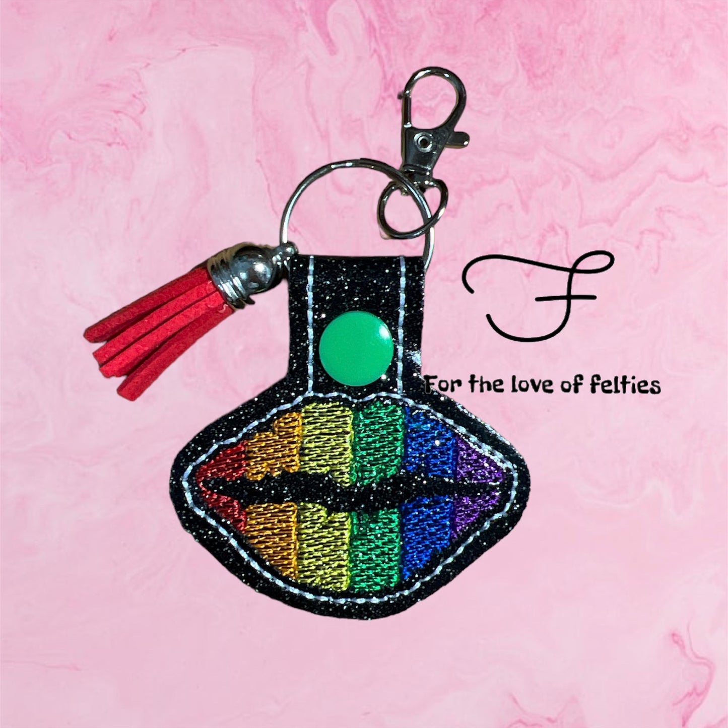 Exclusive Pride Lips Key Fob