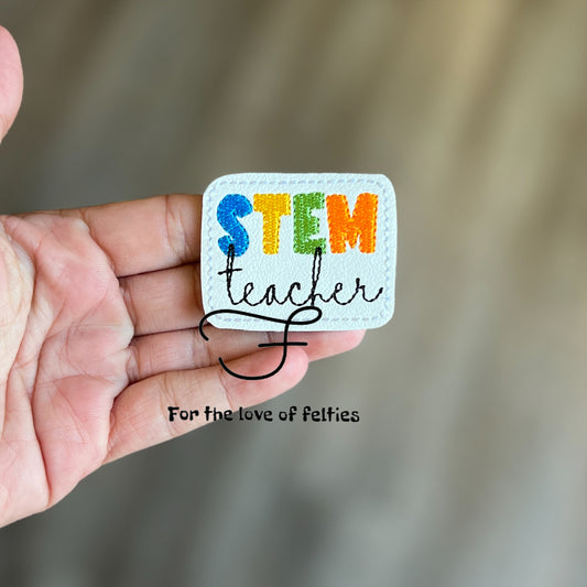 Stem Teacher Feltie