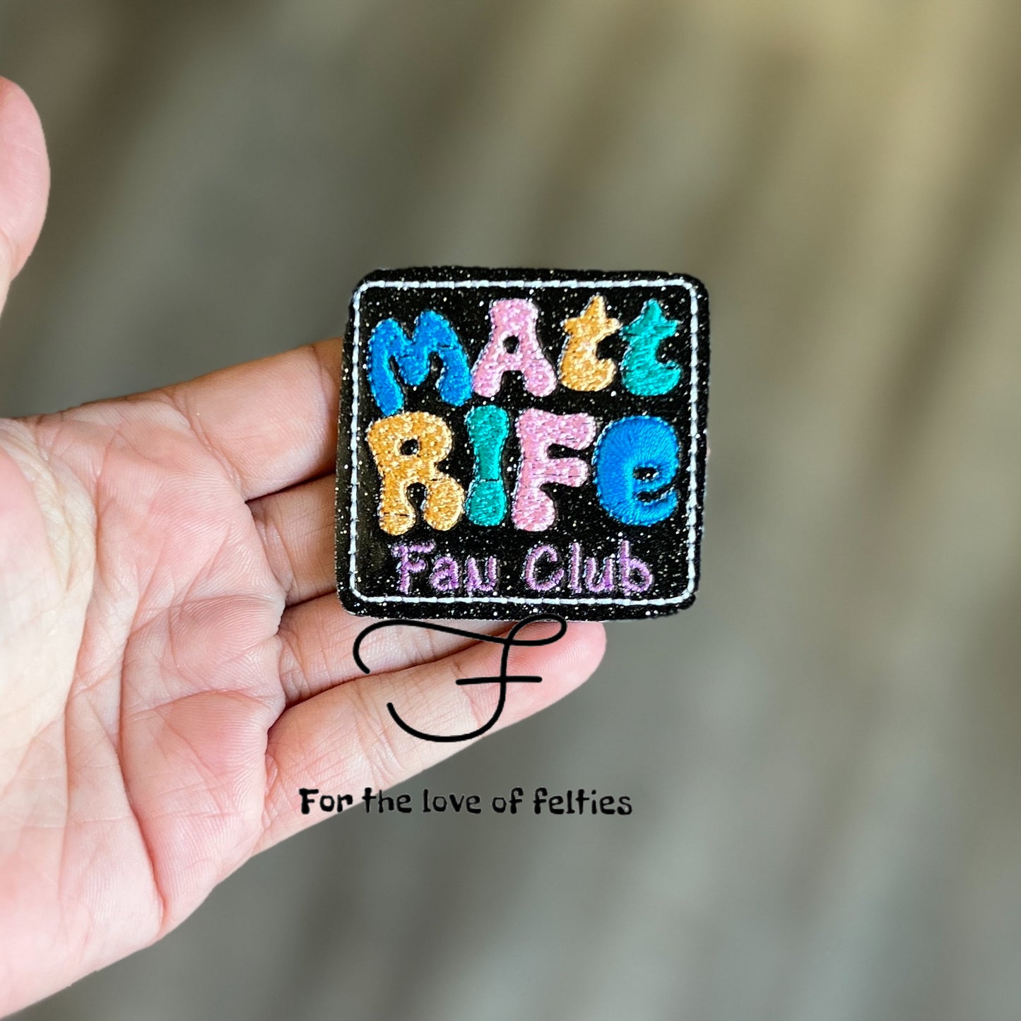 Matt Rife Fan Club Feltie