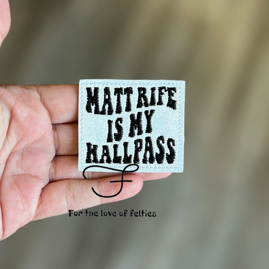 Matt Rife Hall Pass Feltie