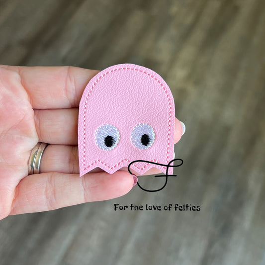 Pink Ghost Feltie