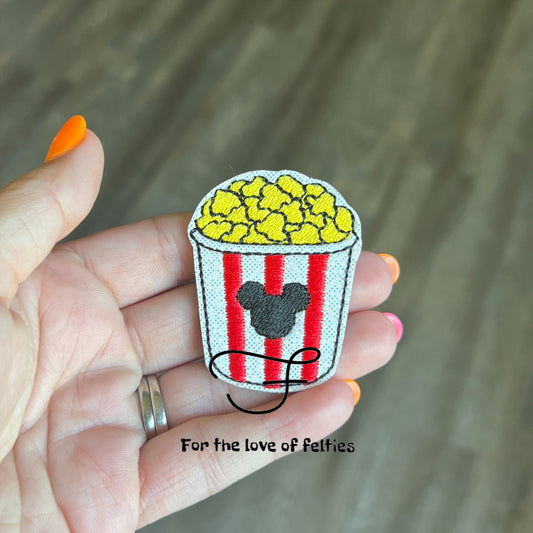 Mouse Popcorn Feltie