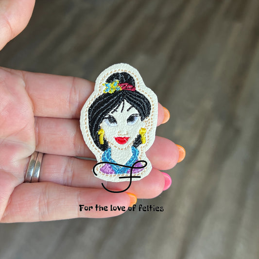 Mulan Head Feltie
