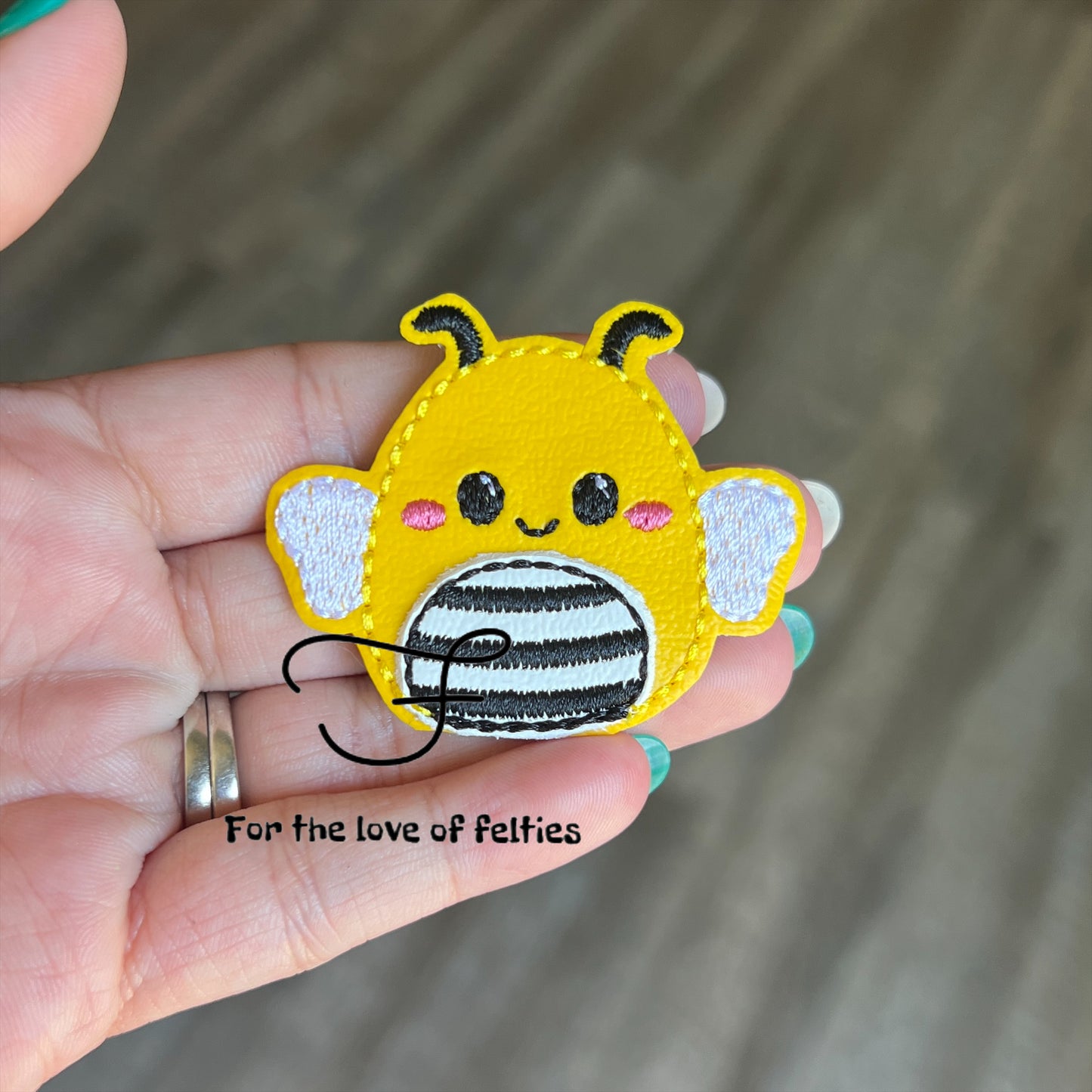 Bee Squishy Toy Feltie